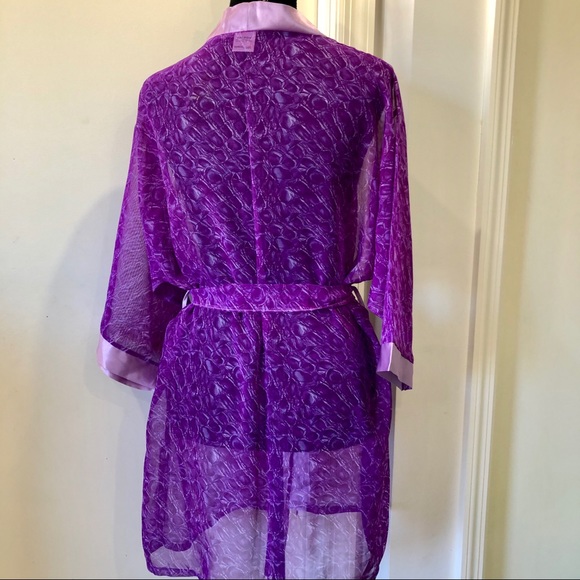 Violet Color Kimono/Robe - Picture 4 of 8